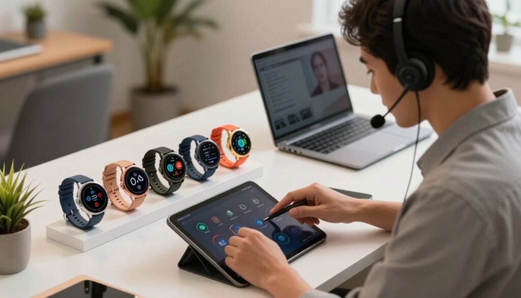 Suporte ao Cliente em Smartwatches