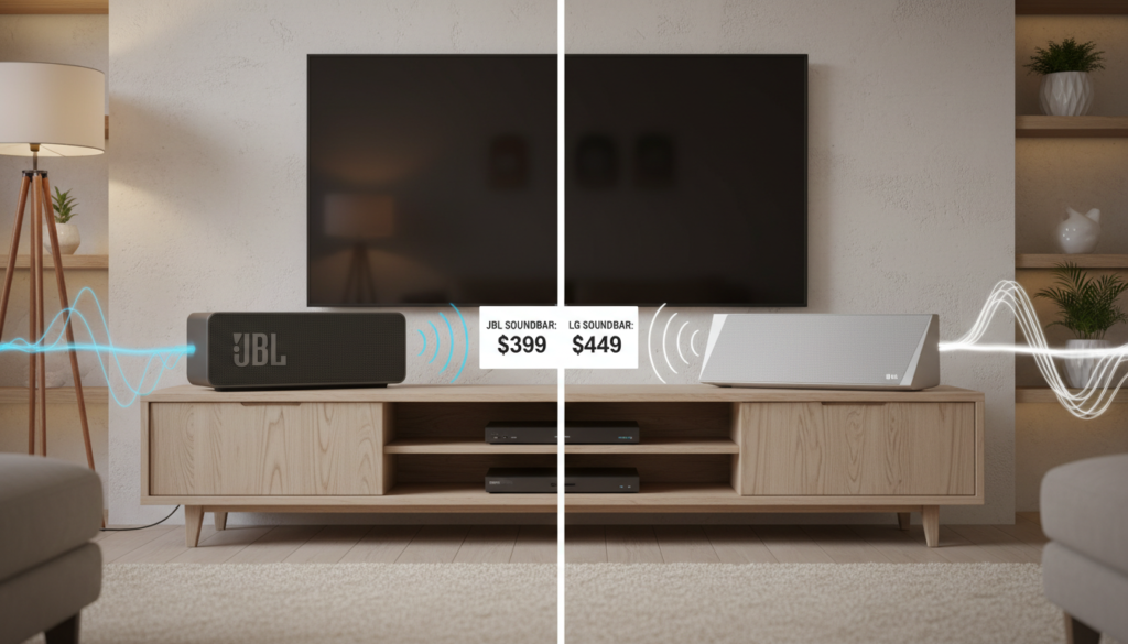 comparação de preços soundbars JBL LG