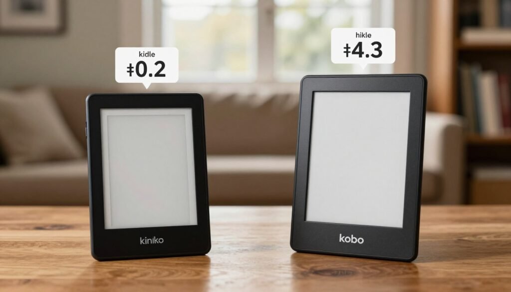 comparativo Kindle vs Kobo Brasil