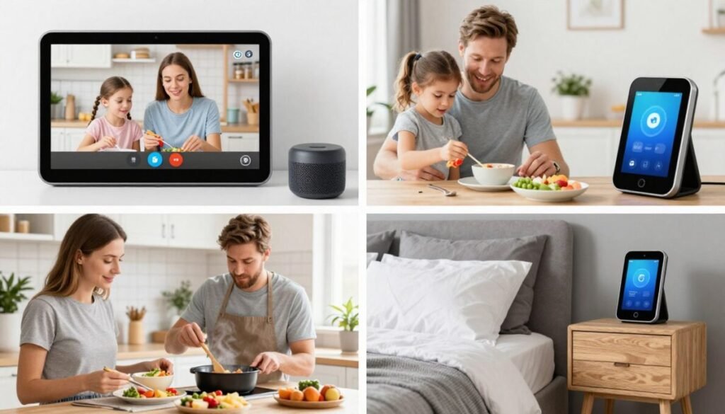 Different user scenarios showing ideal use cases for each device