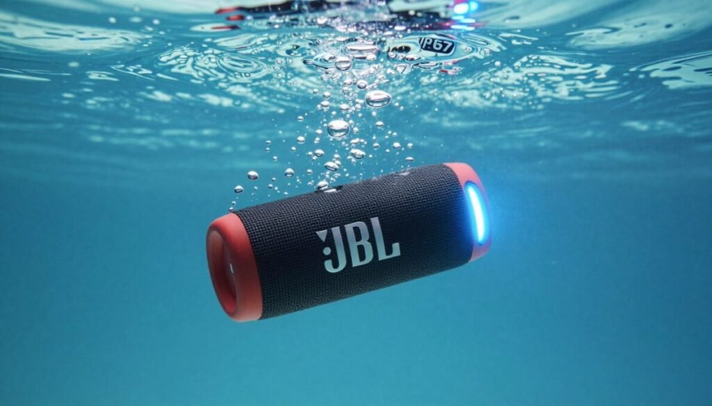JBL Flip 7 resistência à água teste de submersão