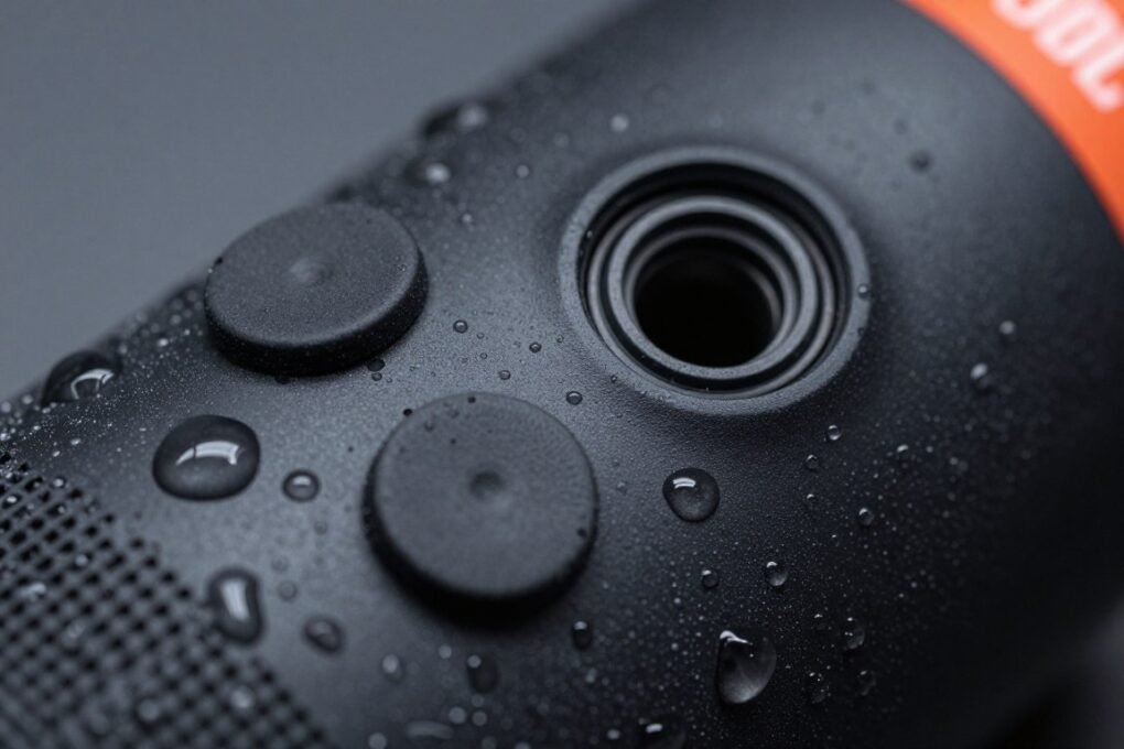 JBL Flip 7 vedação de proteção contra água e poeira