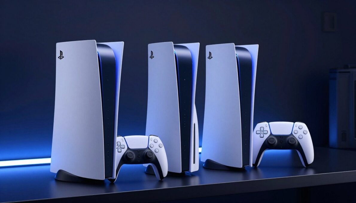 PS5 2026 vs PS6 comparison showing both gaming consoles side by side
