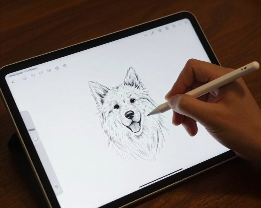 S Pen sendo usado na tela do Samsung Galaxy Tab S11 Ultra 2026
