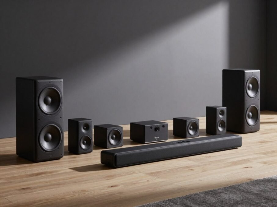 Sistema de áudio modular expansível
