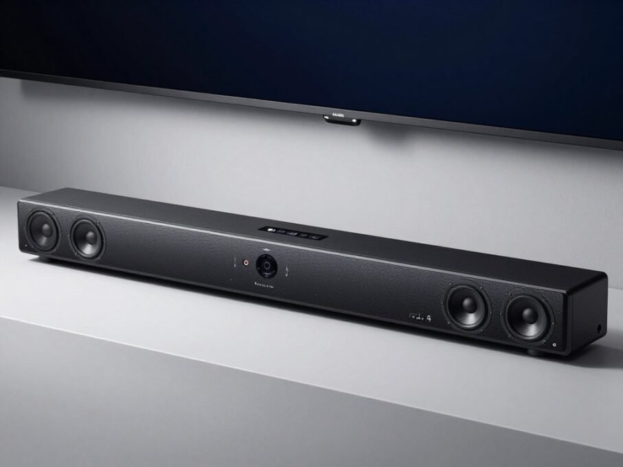 Soundbar topo de linha com 7.1.4 canais