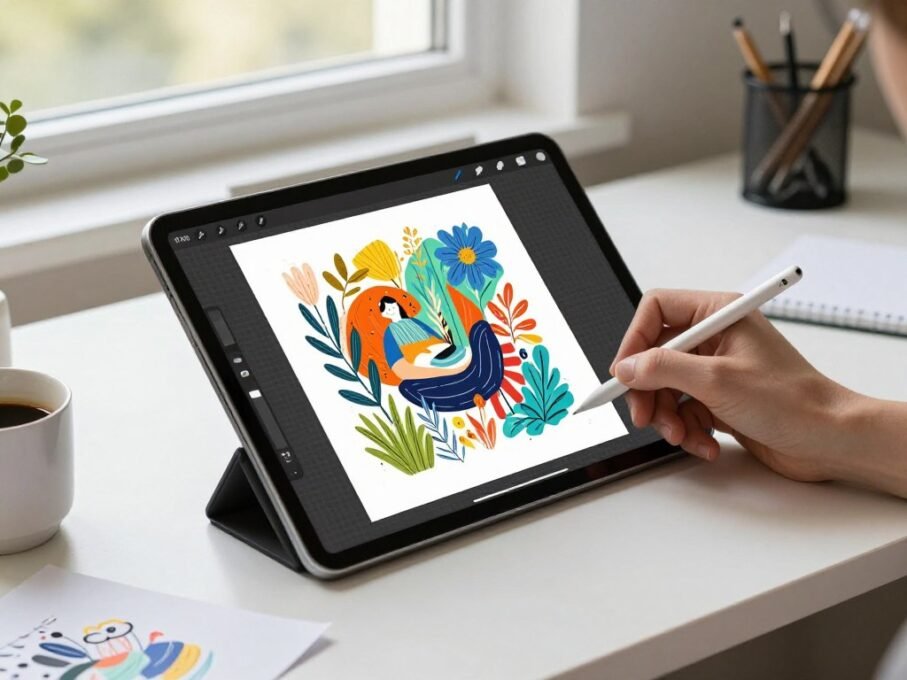 iPad Air M3 2026 uso criativo design ilustração Apple Pencil
