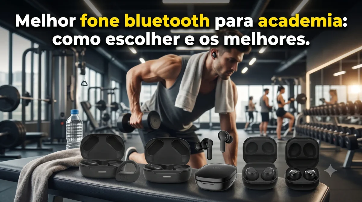 melhor fone bluetooth para academia